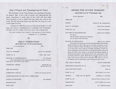 Thanksgiving Services